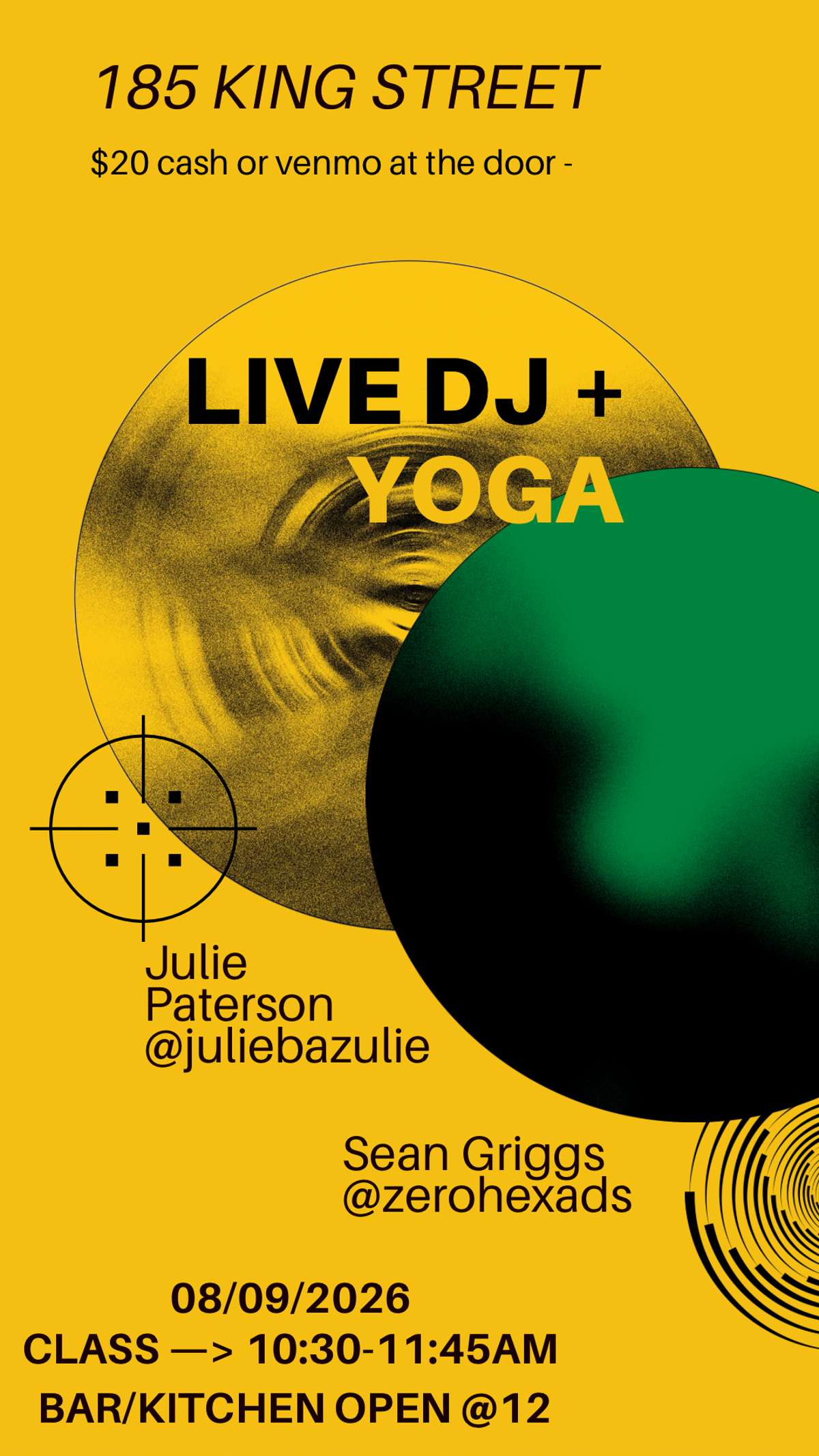 Live DJ & Yoga